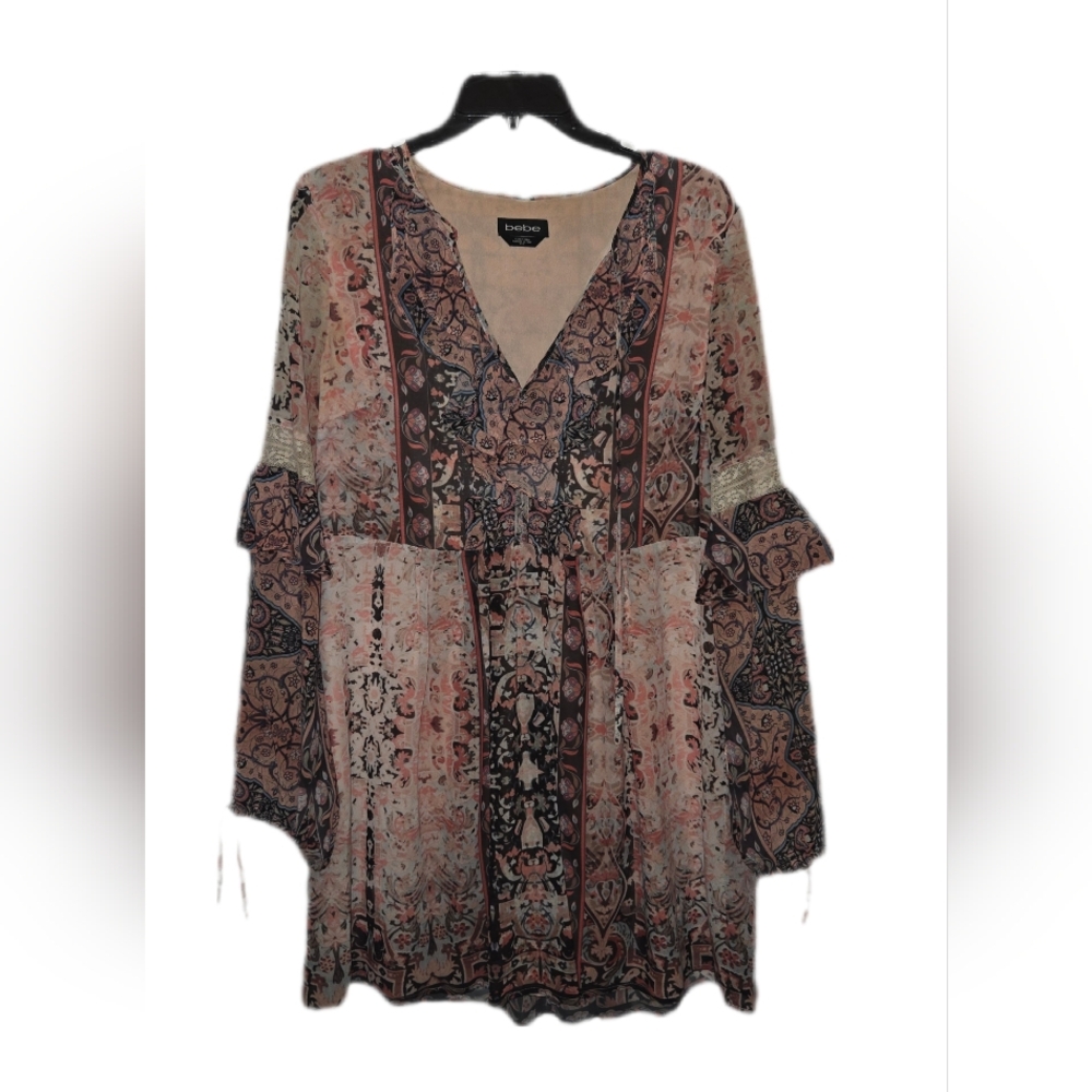 Bebe Women's Multicolor Bohemian Dress